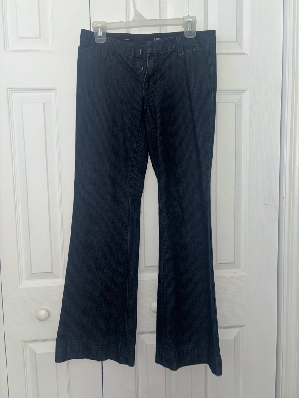 a.n.a Women's Dark Navy Wide Leg Jeans
